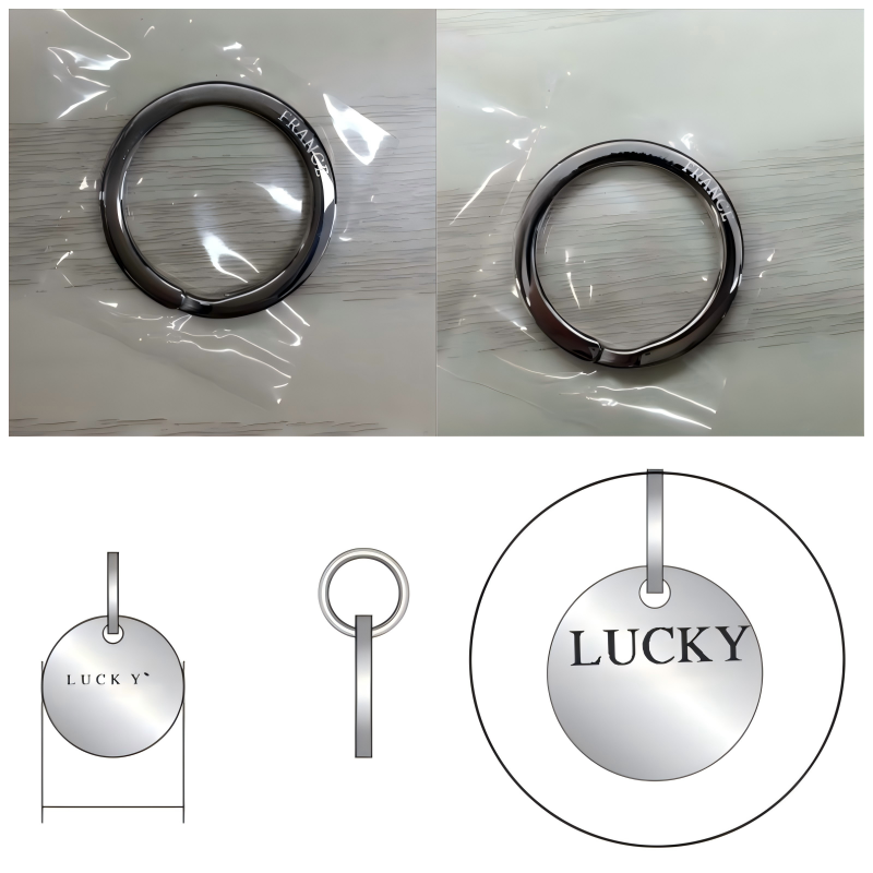 Durable O Ring clasp used in tactical backpack attachments