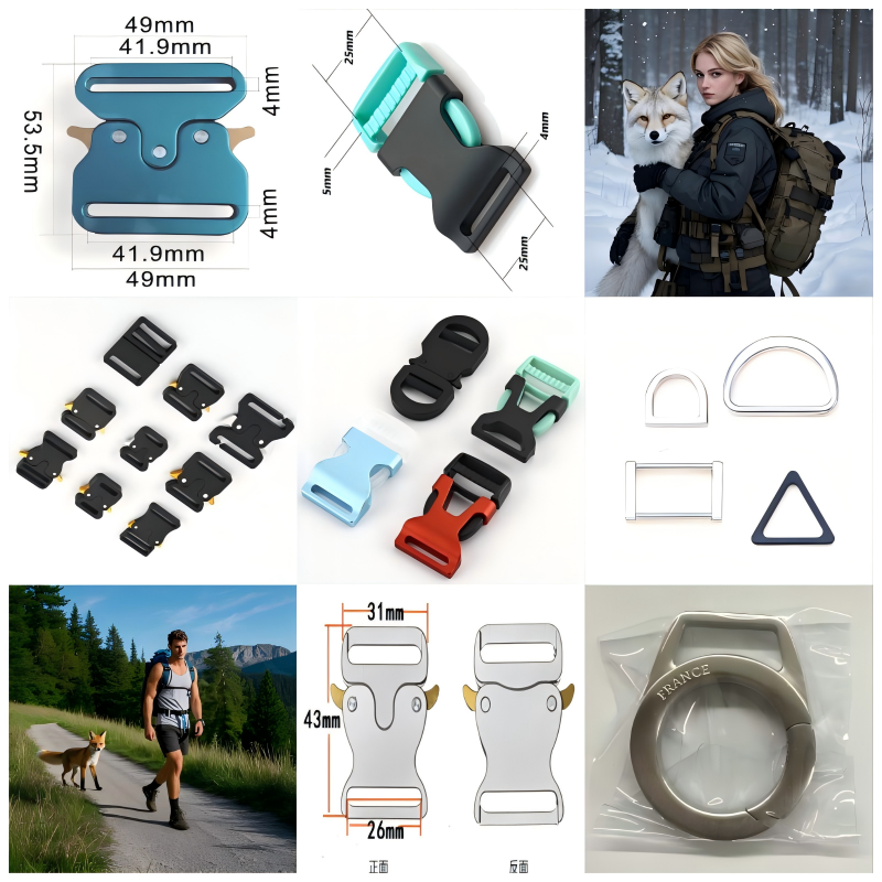 Durable alloy buckles ensuring secure fastening in rugged environments