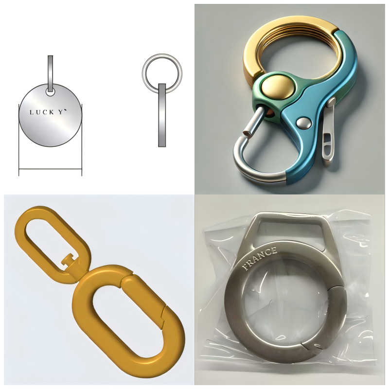 Precision-crafted OEM alloy buckles in various finishes and sizes