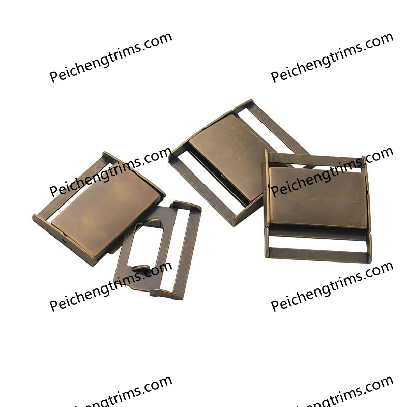 Premium alloy buckles manufactured in Guangdong, China, showcasing precision casting and fashion-forward design