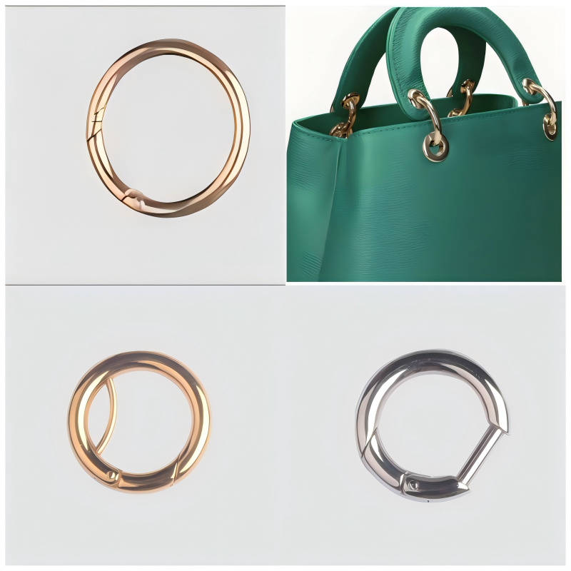 Functional bucket bag equipped with adjustable snap hooks for convenience
