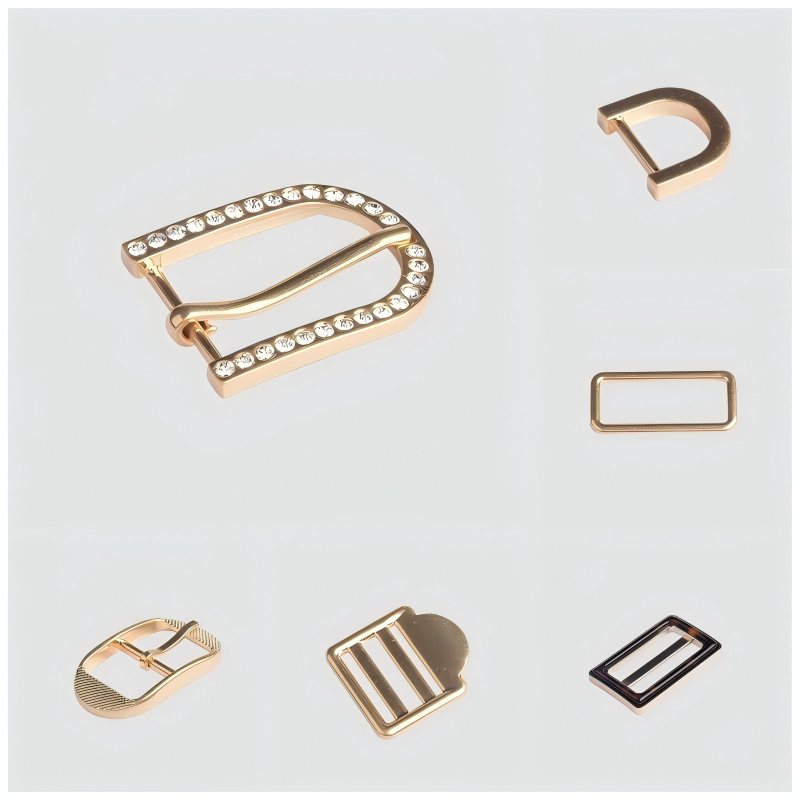 Timeless brass pin buckle with polished finish for refined style