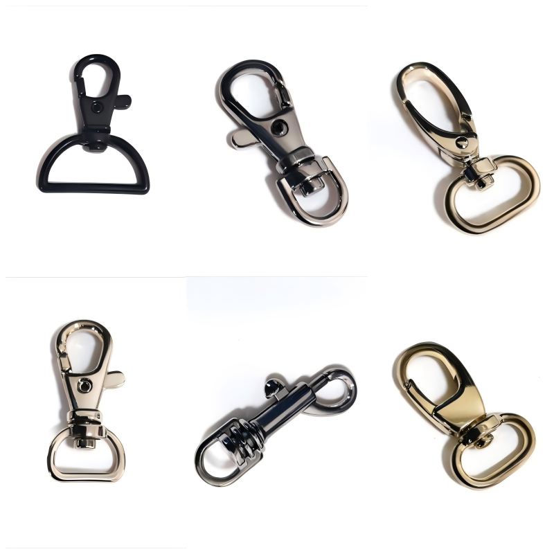Heavy-duty dog hook for secure leash and bag attachments
