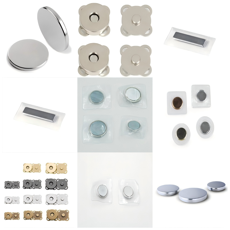Strong magnetic snap offering secure yet hidden fastening