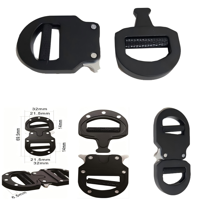 Heavy-duty adjustable buckle for belts and luggage