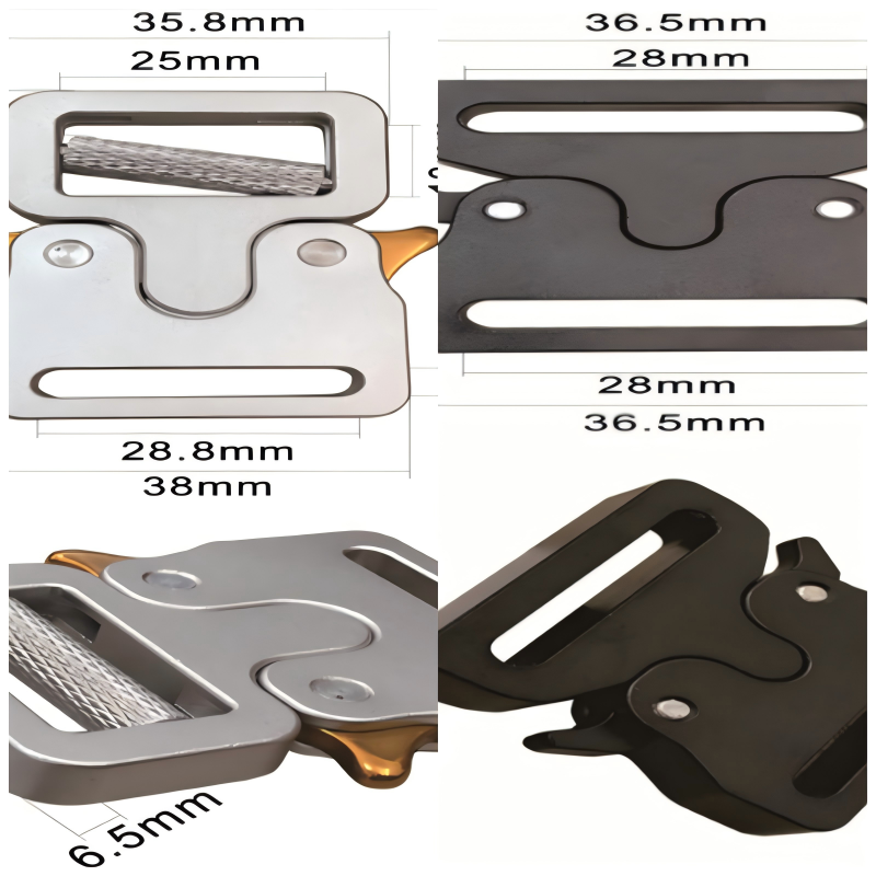 Versatile zinc alloy buckle used in premium bag design