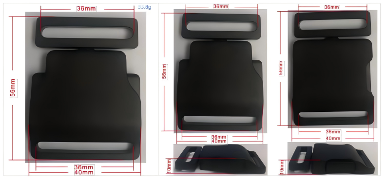 Lightweight anodized buckle integrated into modern outdoor tactical gear