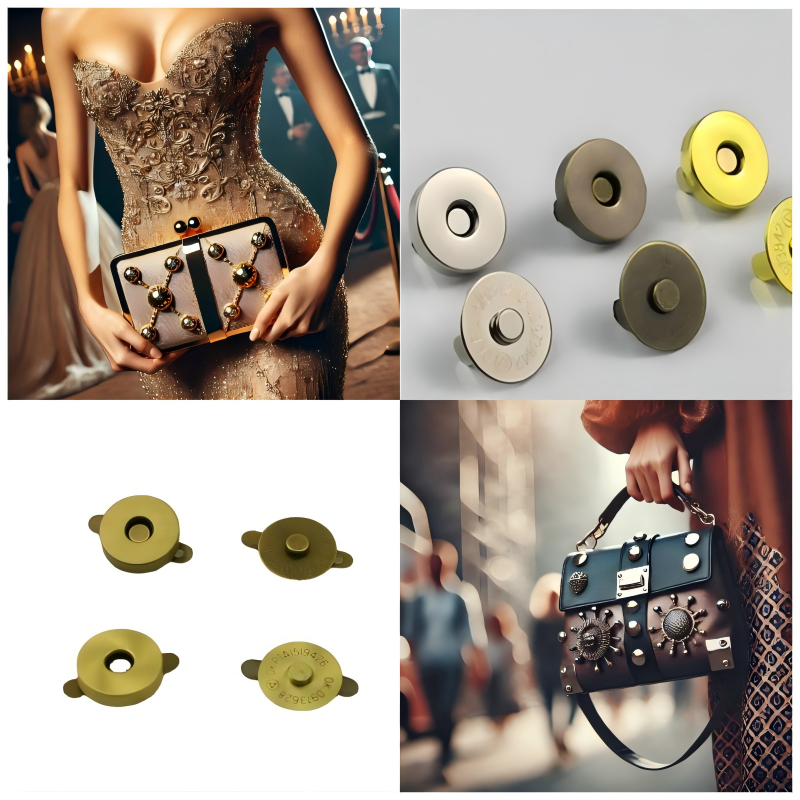 Premium neodymium magnetic buttons for secure, smooth fastening in fashion and DIY crafts.