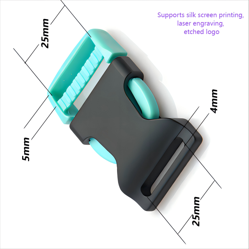 Hard-anodized aluminum alloy buckles 20-40mm for professional backpack and case hardware